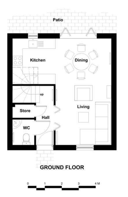 Fantastic 3-Bed House With Parking Bath Exterior foto